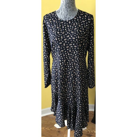 Mika Mindel Mona Women's Dress Prussian Party Size L $199 NEW📦 - Picture 1 of 12